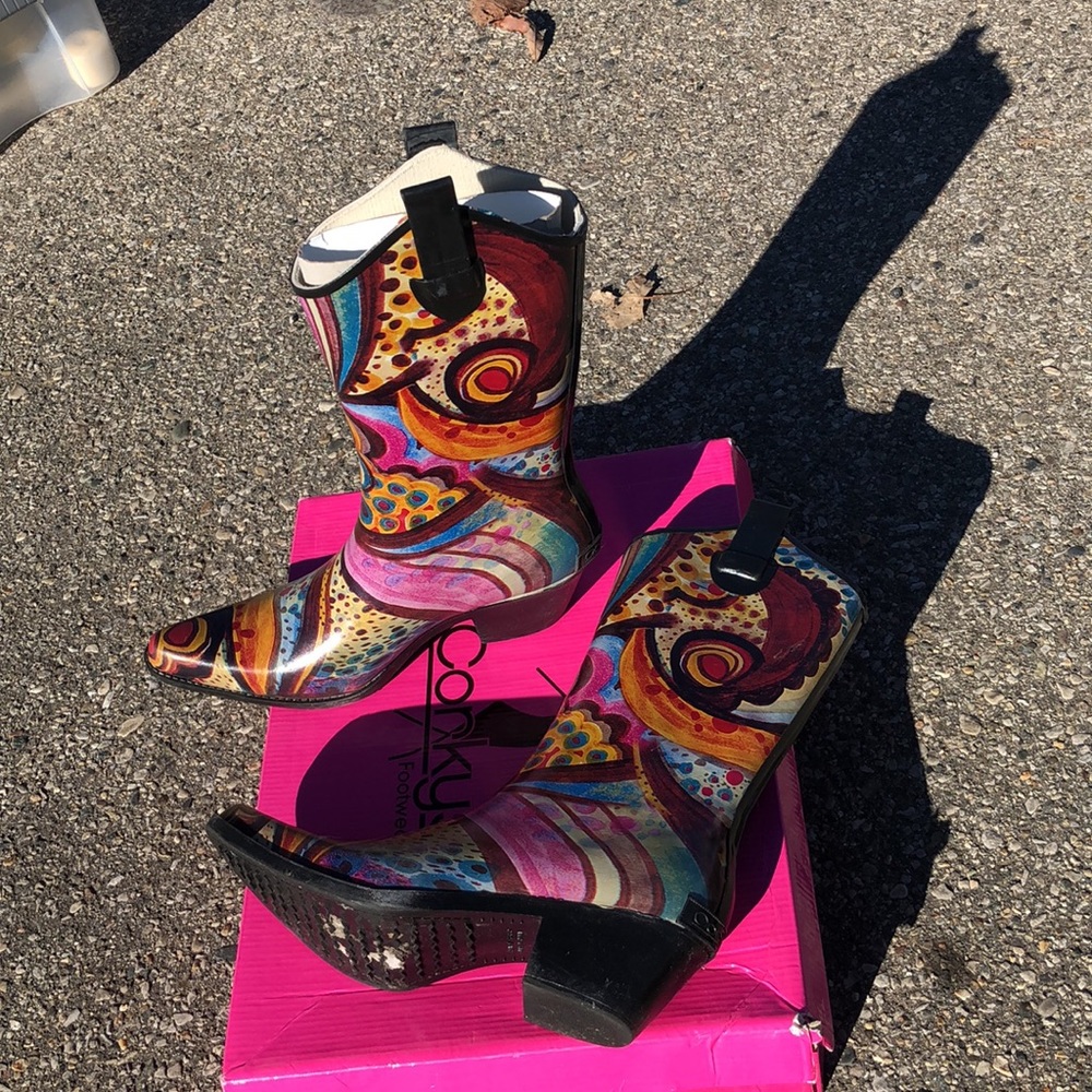 Cowboy Multi color rain boots